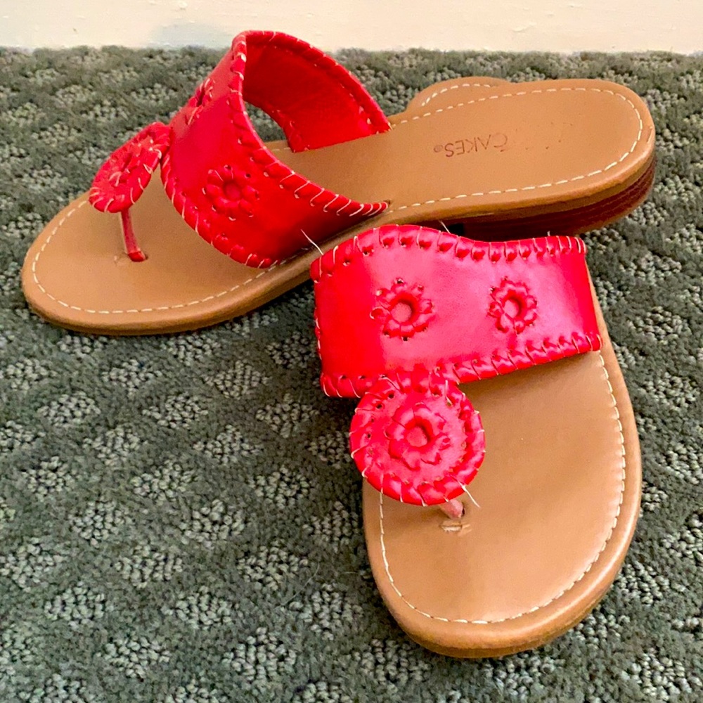 Red Hotcakes Flip Flops - Size 6M